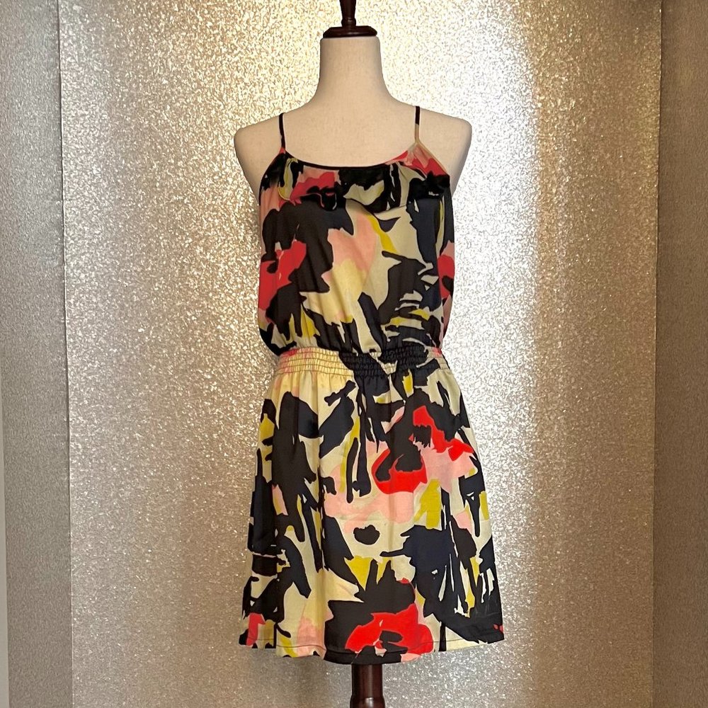 Joy Joy Sun Dress, Print, Size Small.